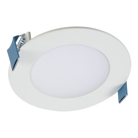 COOPER LIGHTING Halo HLB4 Series Matte White 4 in. W LED Recessed Direct Mount Light Trim 12 W HLB4069FS1EMWR